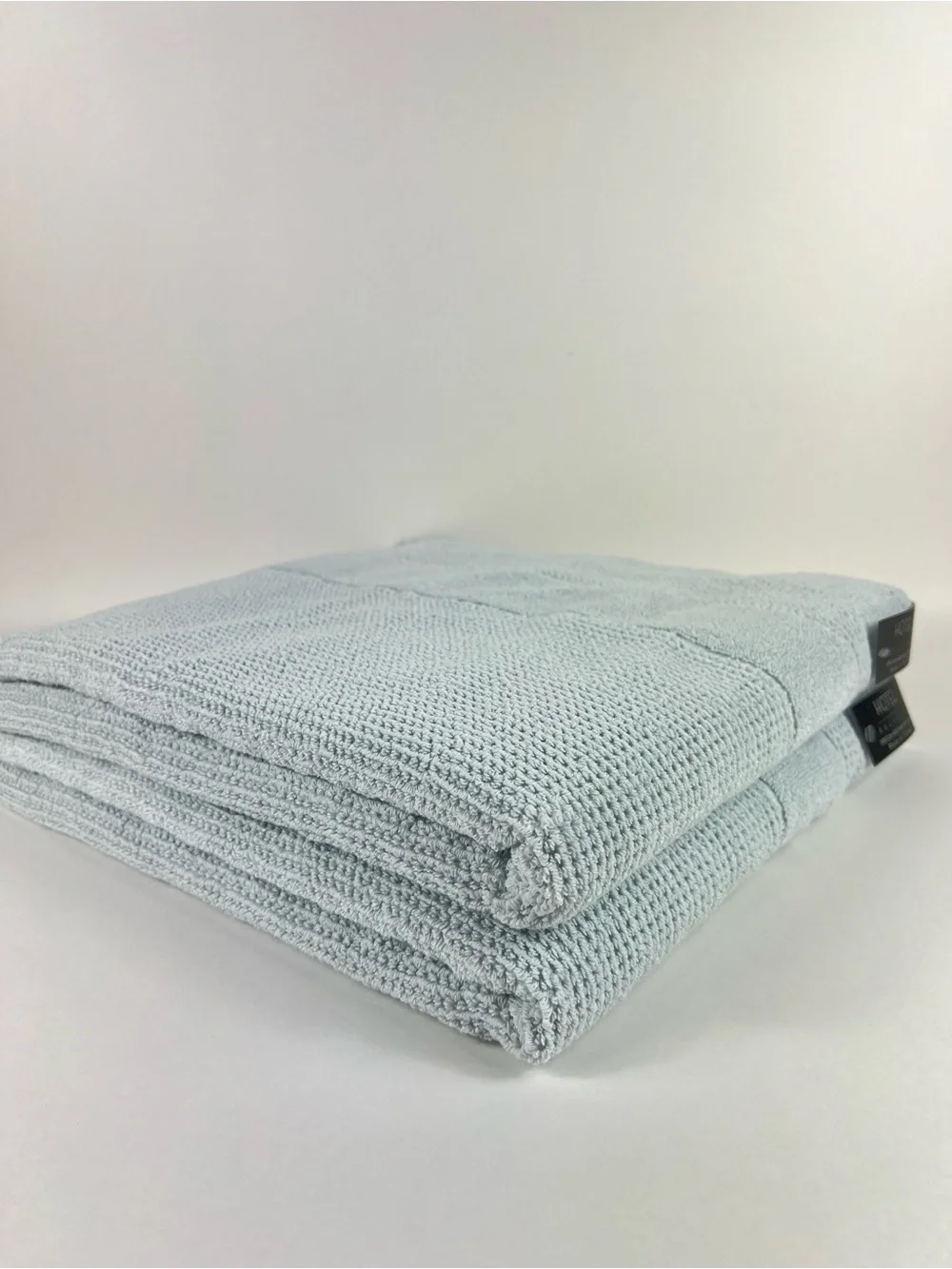 Hotel Balfour Bath Towels Light Blue Soft Turkish Cotton Made in Turkey 2 Pc NEW